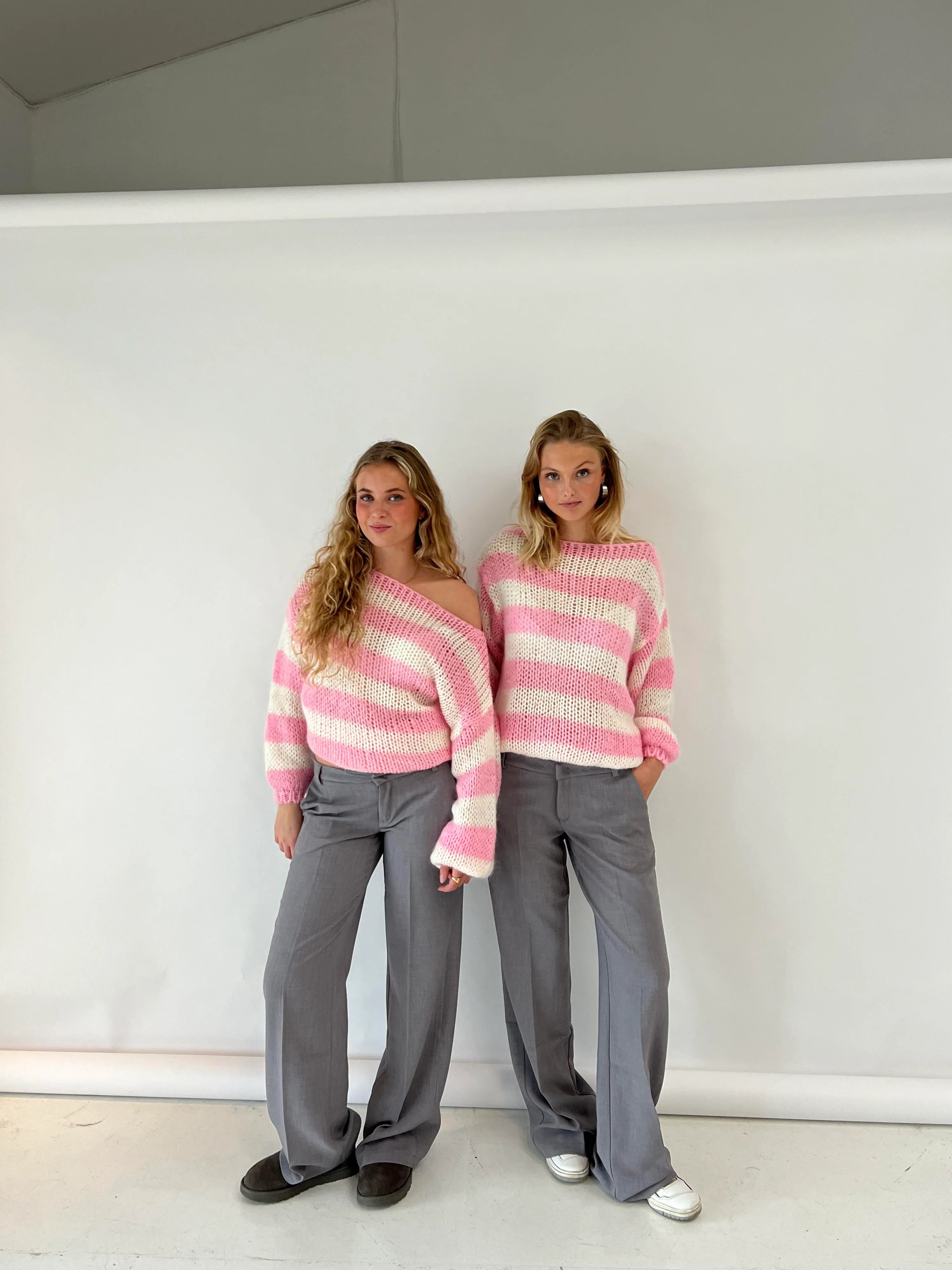 Jade Striped Knit Pullover