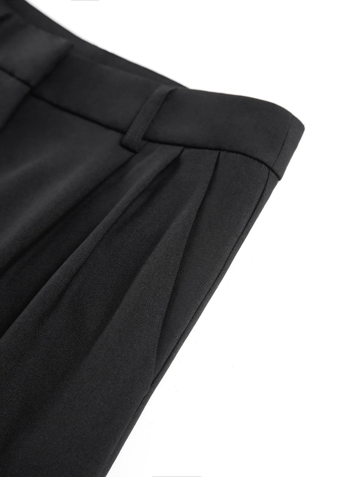 Solid Wide Leg Pants