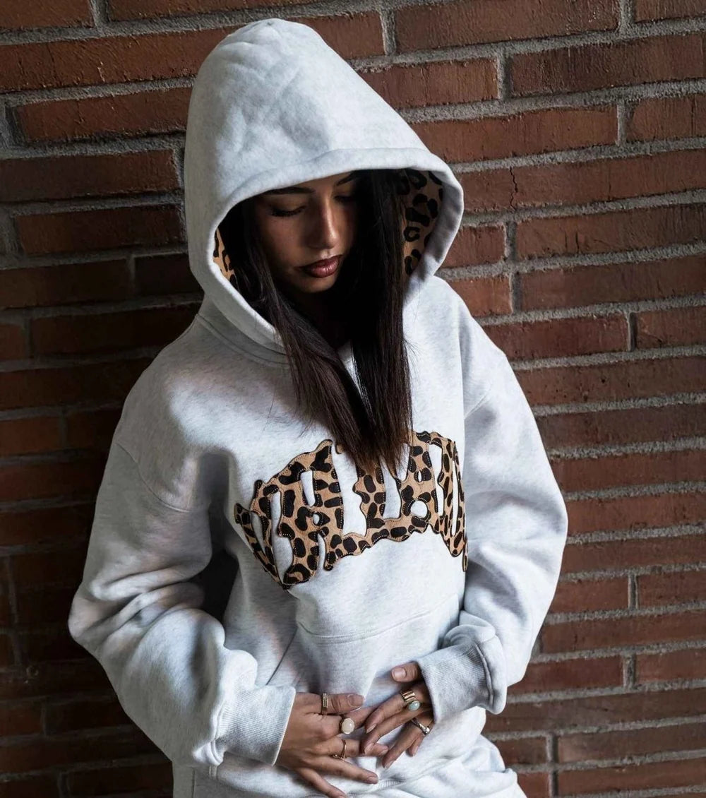 Casual Leopard Hoodie