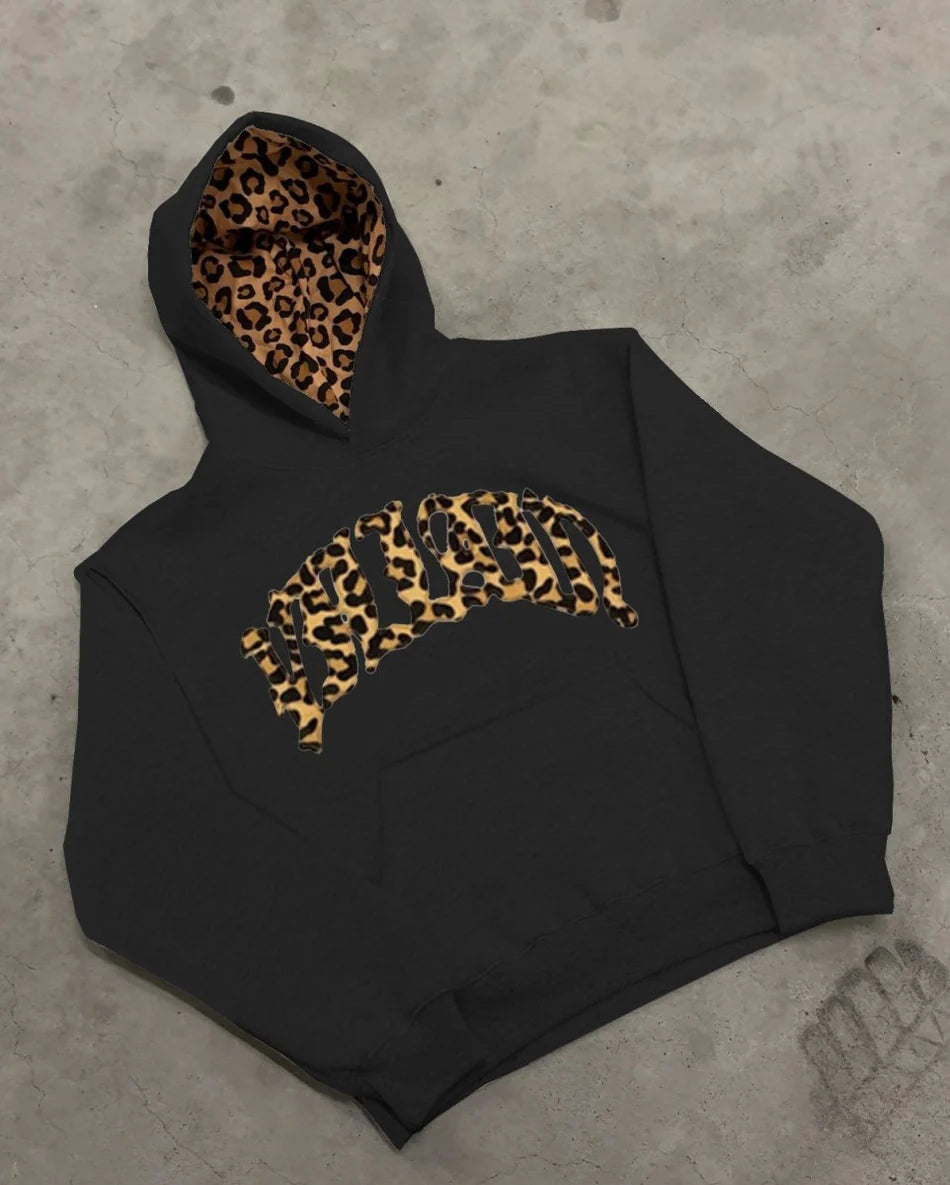 Casual Leopard Hoodie