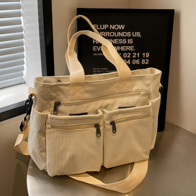 Urban Cord Tote Bag