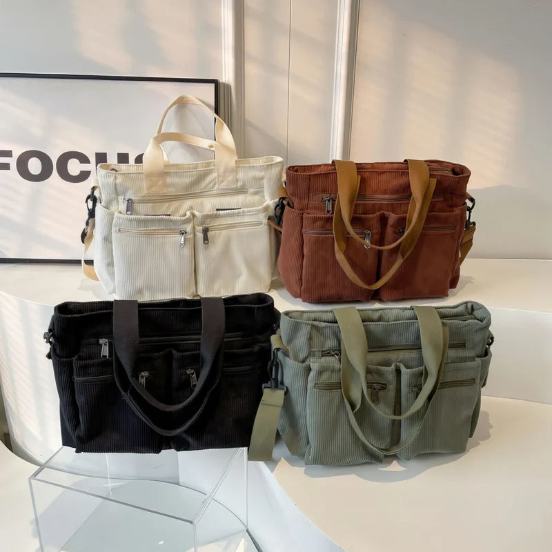 Urban Cord Tote Bag